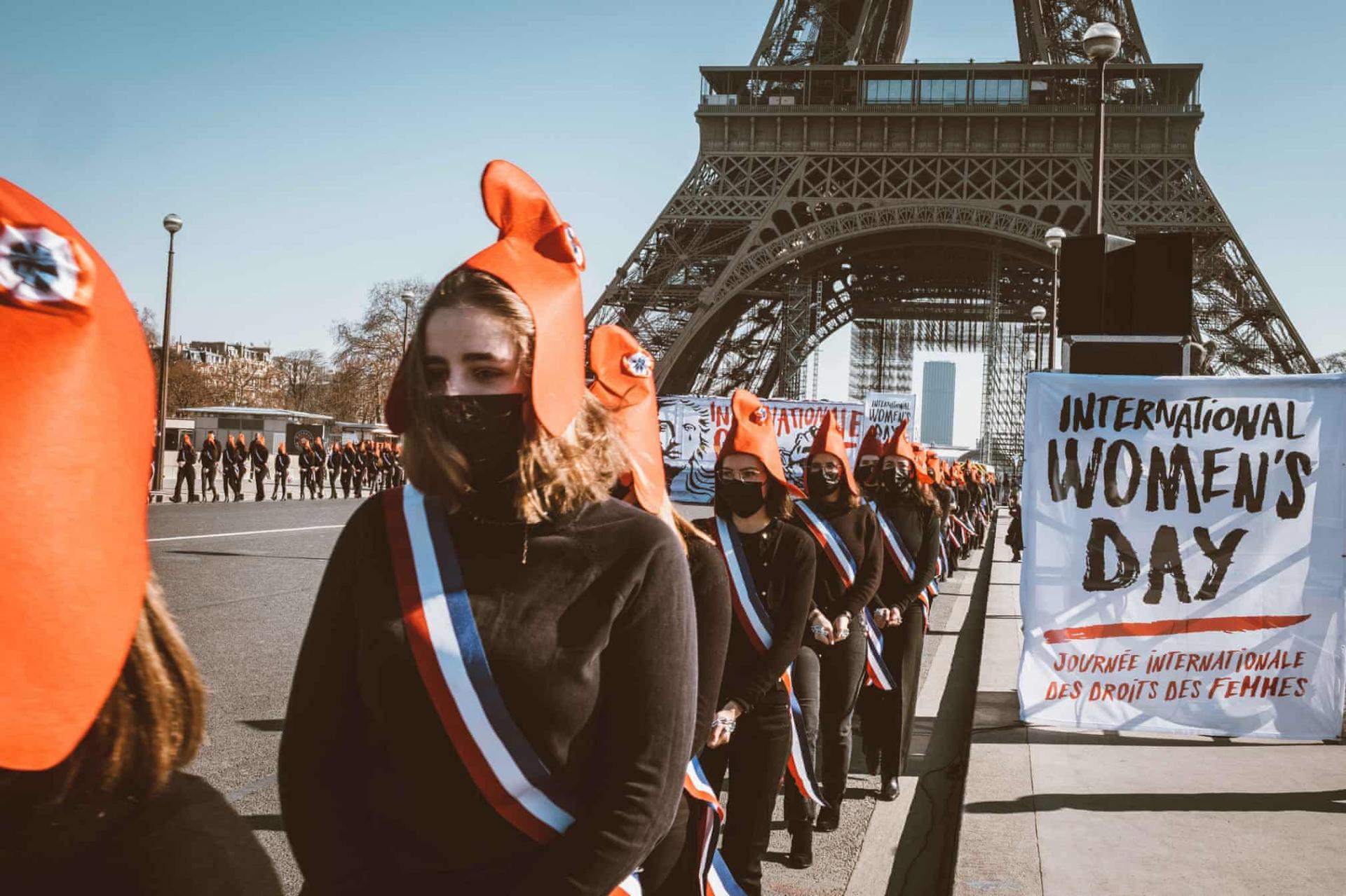 احتجاجٌ للمطالبة بحقوق المرأة - تصوير: أوليفييه دونارز / وكالة Le Pictorium