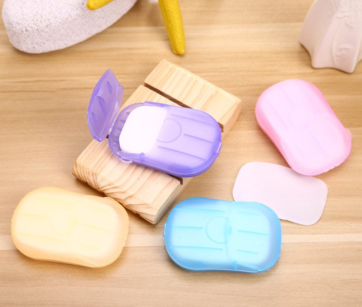 أوراق الصابون الورقية الصغيرة