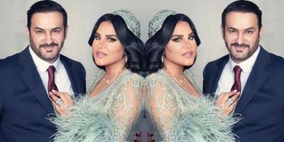 أحلام الشامسي وزوجها في معرض العطور.. وصلة غزل طريفة تجمعهما