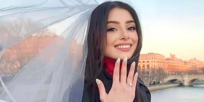 ماريتا الحيلاني تستوحي فستان خطوبتها من كيت ميدلتون