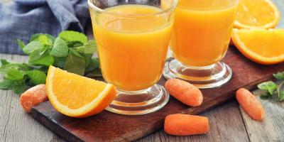فوائد عصير الجزر والبرتقال