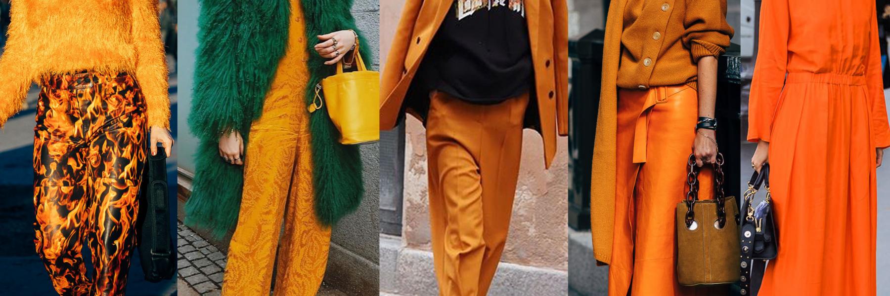 نسقي اللون البرتقالى مع حجابك بشكل مميز (صور)