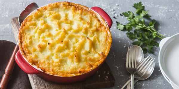 فطيرة البطاطس باللحم المفروم