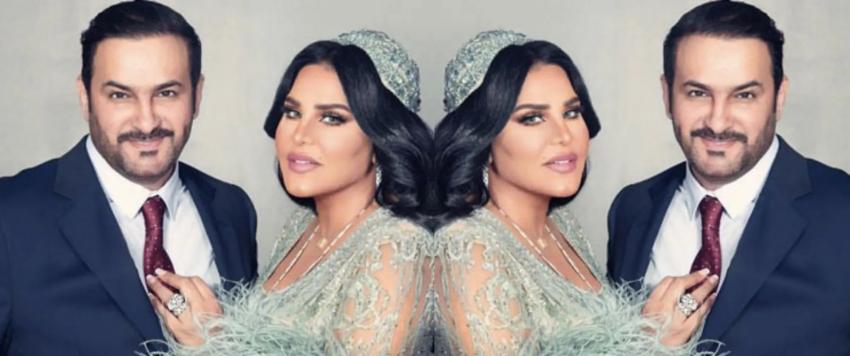 أحلام الشامسي وزوجها