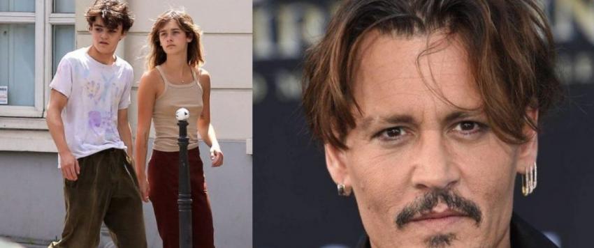 جوني ديب وابنه