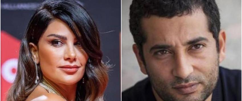 عمرو سعد وصبا مبارك