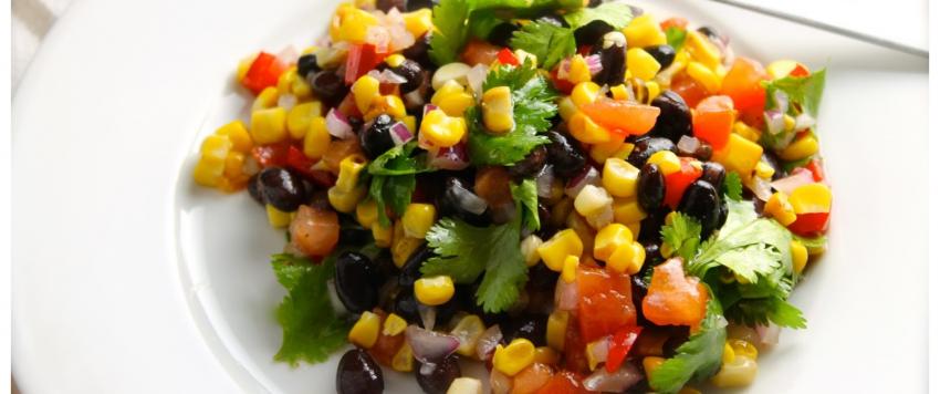 فاصوليا حمراء وذرة