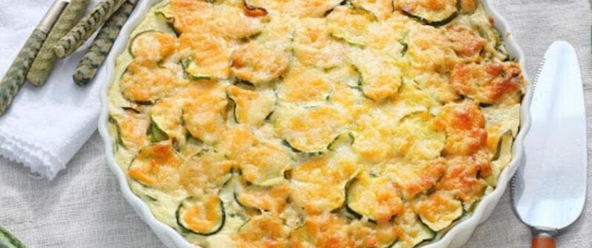 فطيرة كيش الكوسا