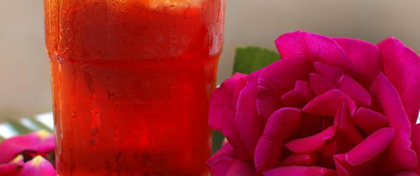 شراب الورد لايت