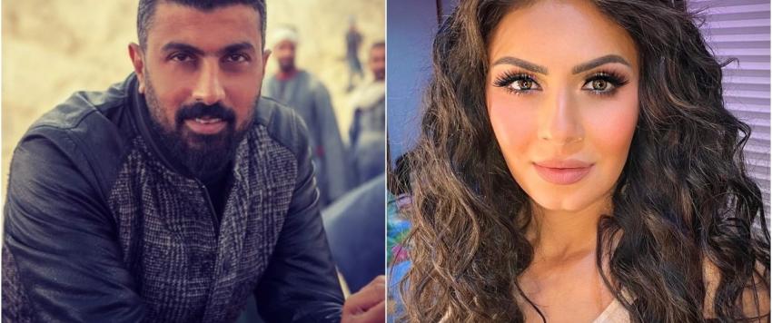 نجلاء بدر ومحمد سامي