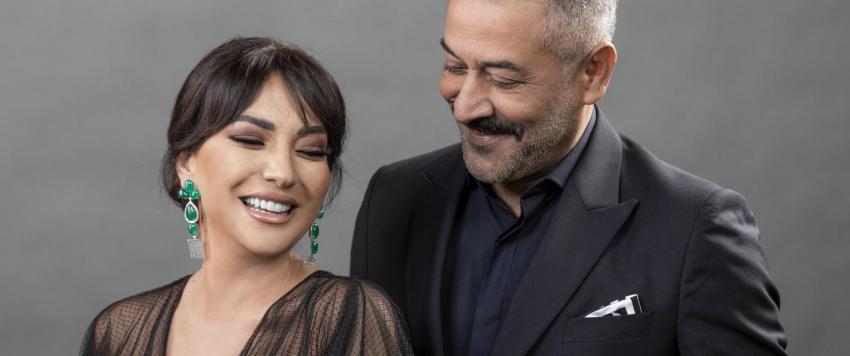 أمل عرفة وعبدالمنعم عمايري