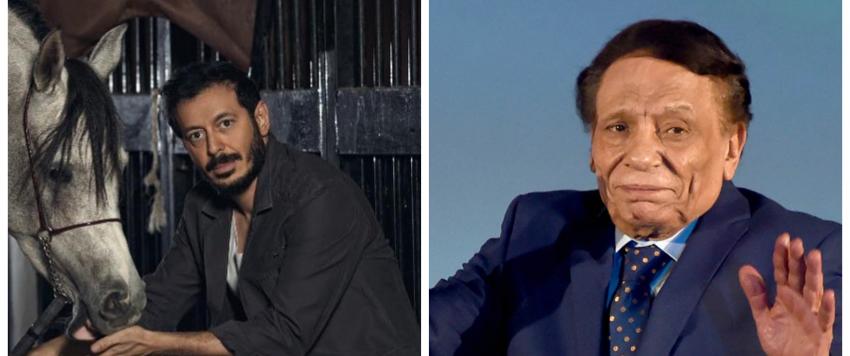 مصطفى شعبان وعادل إمام