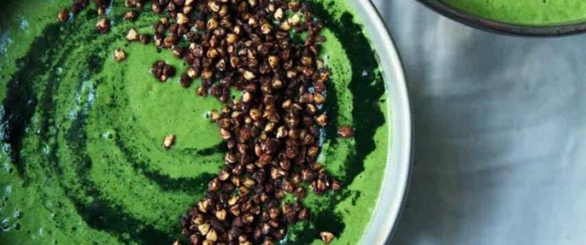 سموذي السبانخ