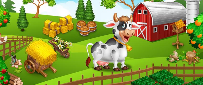 لعبة المزرعة السعيدة