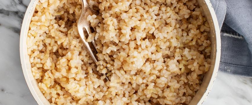  الأرز البني