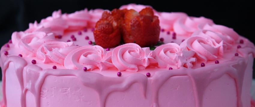 كعكة الفراولة