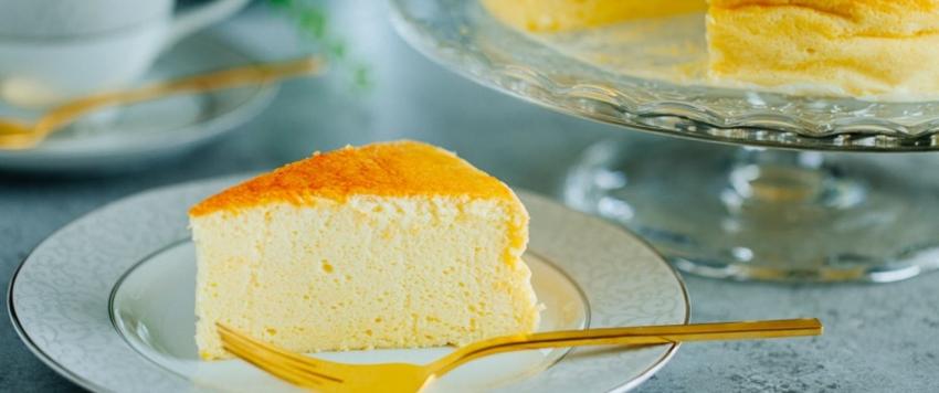 تشيزكيك هش وخفيف على الطريقة الياباني