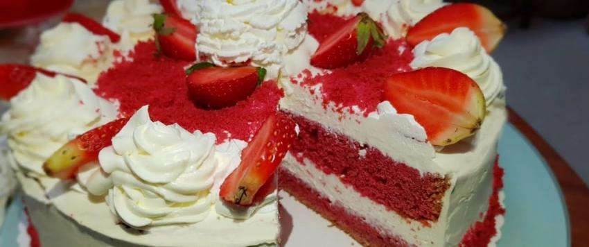 طريقة عمل ليزي كيك رد فلفت