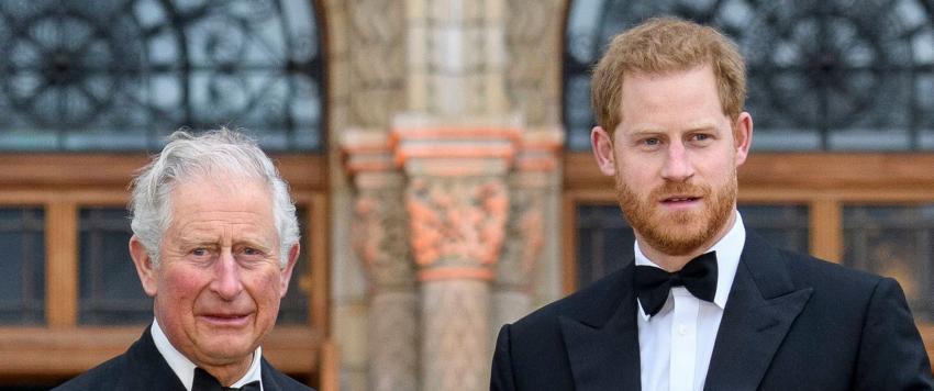 الامير تشارلز والامير هاري