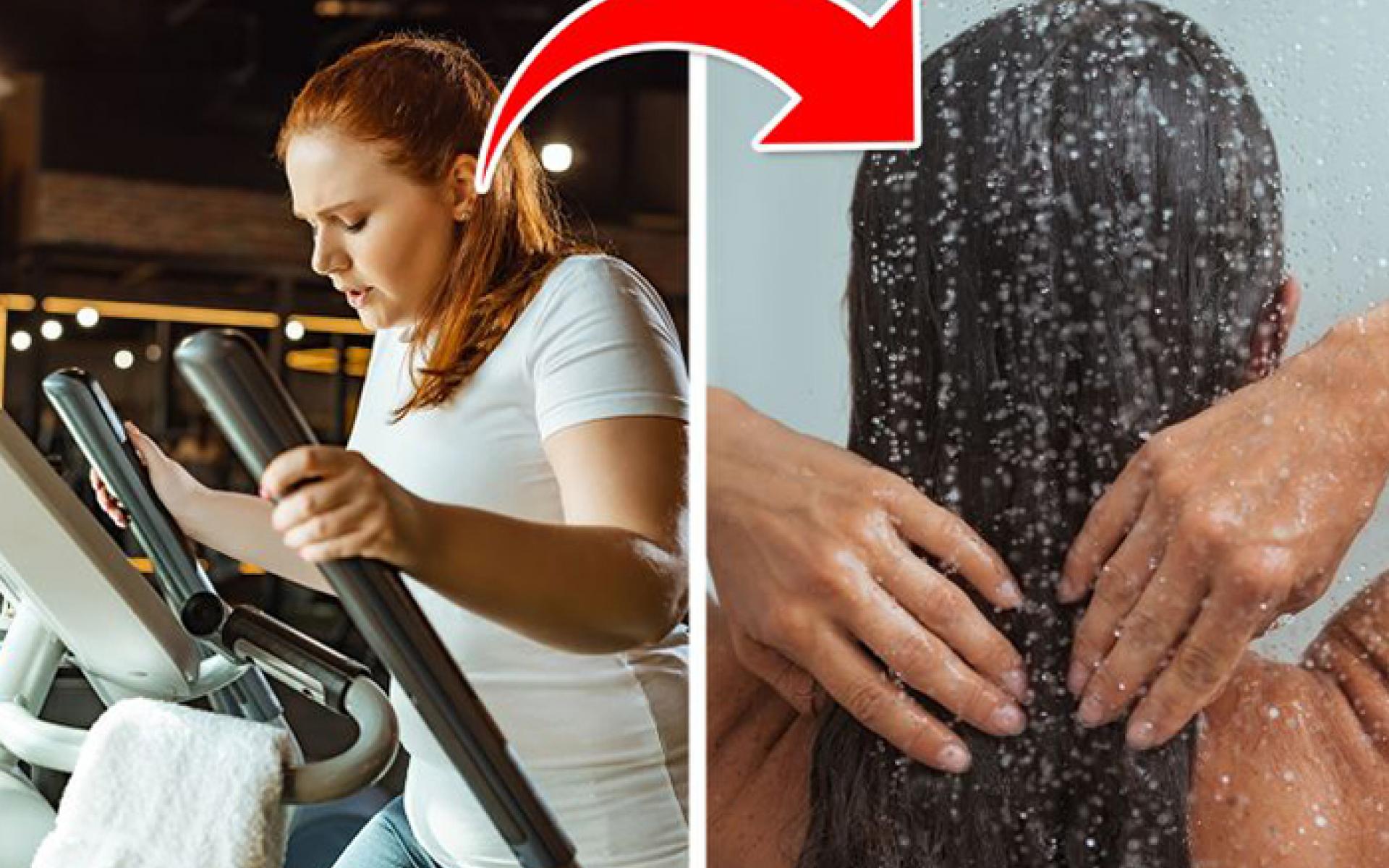 عدم الاغتسال بعد ممارسة الرياضة