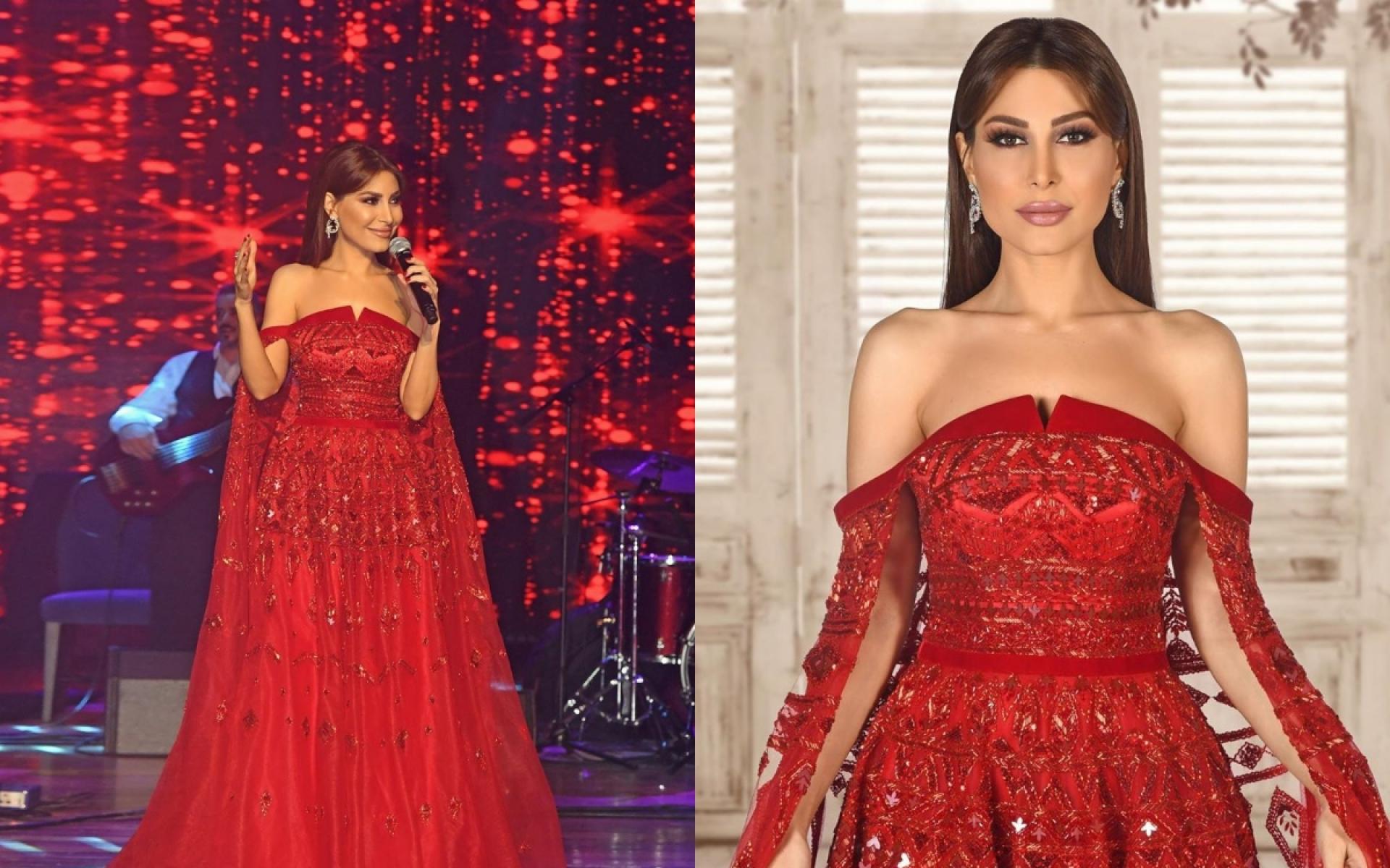 اللون الأحمر لـ إطلالة رومانسية